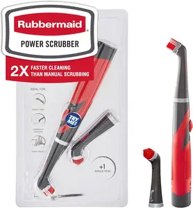 New Reveal Power Scrubber with Multi-Purpose & Grout Head, Cordless Electric Battery Powered Scrub Brush, Water Resistant, for Home/Kitchen/Bathroom/Grout/Tile/Shower/Tub No Brand