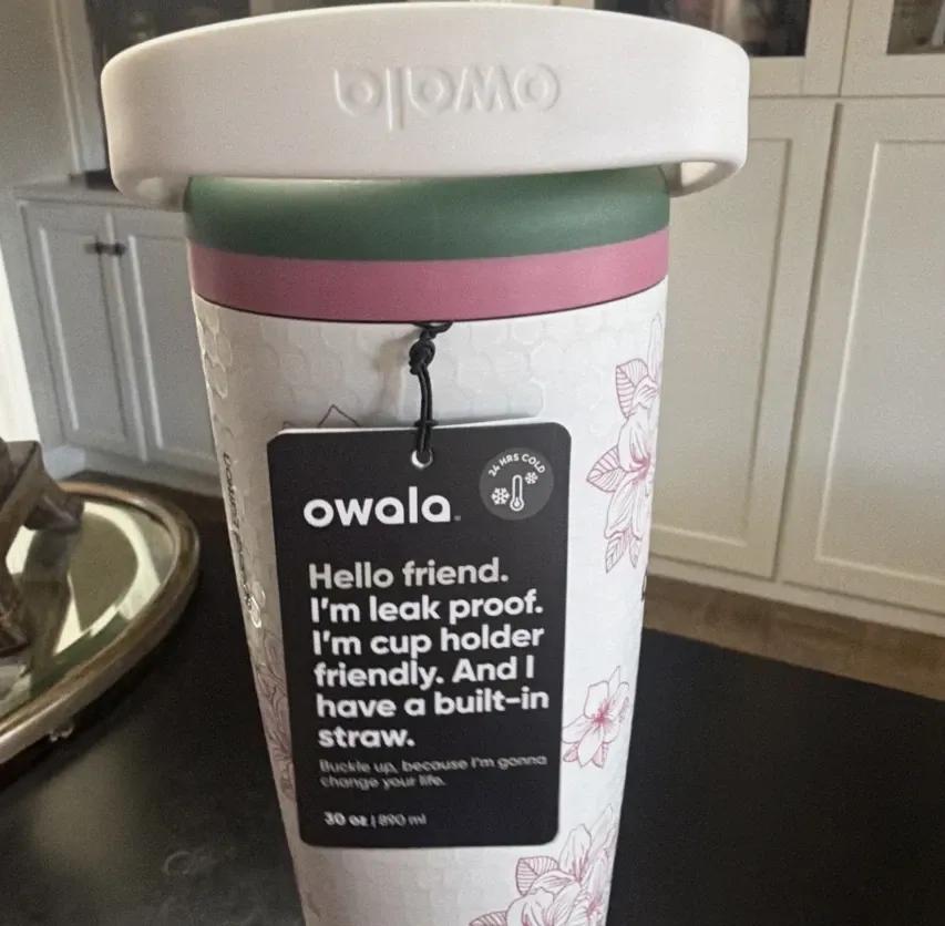 Owala 30oz Zalea Masters Golf Insulated Water Bottle FreeSip Sway Theme Model Leak Proof Built In Straw BPA Free Double Wall Travel Sport Hydration