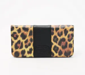 Pom Pom London Leather Chelsea Flapover Wallet