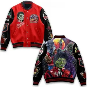 Michael Jackson King of pop Thriller  Baseball Jacket