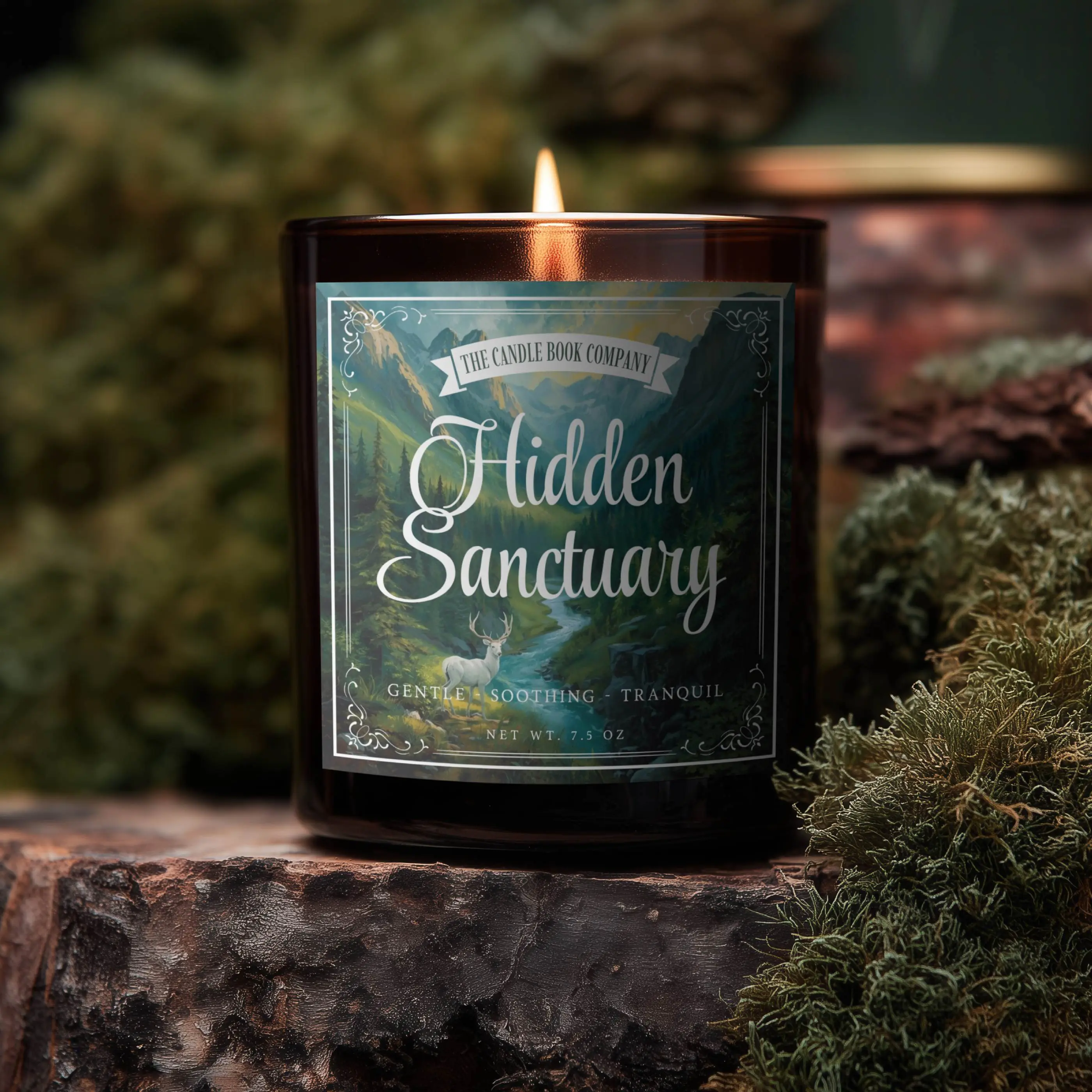 Hidden Sanctuary - Bookish Candle