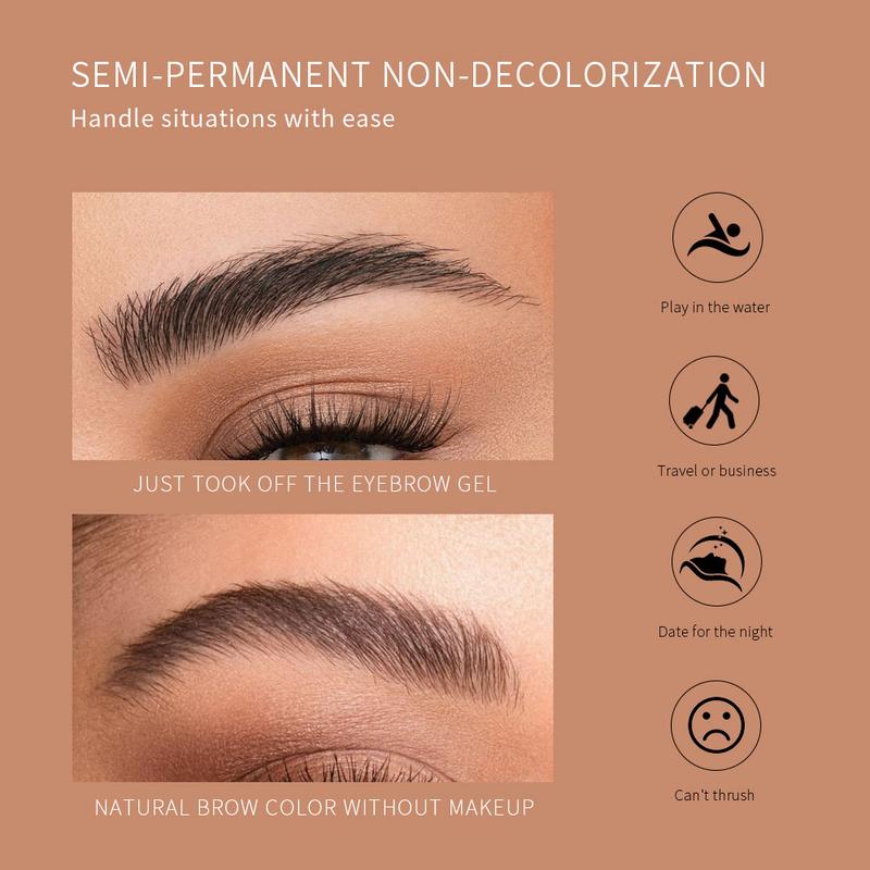 Humidity Proof Hydrating Peel Off Eyebrow Gel Waterproof Sweatproof Long Lasting