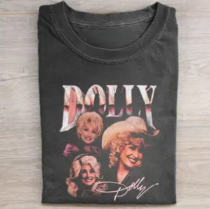 Vintage Dolly Parton Graphic Tee - Dolly Parton Secrets, You’re Good At Keeping Secrets Graphic Tee - Dolly Parton Quotes - 80s Country Music Shirt - Run, Rose, Run Merch Casual