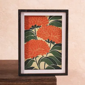 1PC Vintage Floral Frame Refrigerator Magnet, High Aesthetic Decorative Magnet, Turn Fridge Into Art Wall, Home Kitchen Decoration Essential