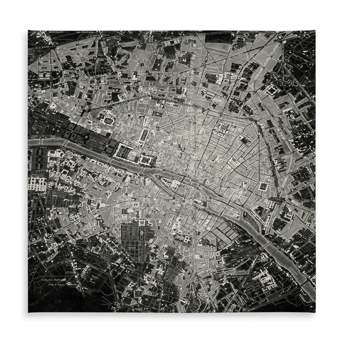 360 stand Aviation Theme Water-Resistant Tablecloth - 58x58in, Indoor-Outdoor Household Kitchen Linen for Home Decor (Model C1TC5858MLVE89), Airplane Satellite View, Functionality, Mildew Resistant