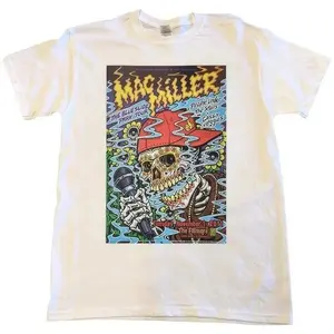 Mac Miller Blue Slide Park Tour T-shirt Series U3237! Unisex, 100% cotton short sleeve, top-quality men's clothing, global trendy apparel