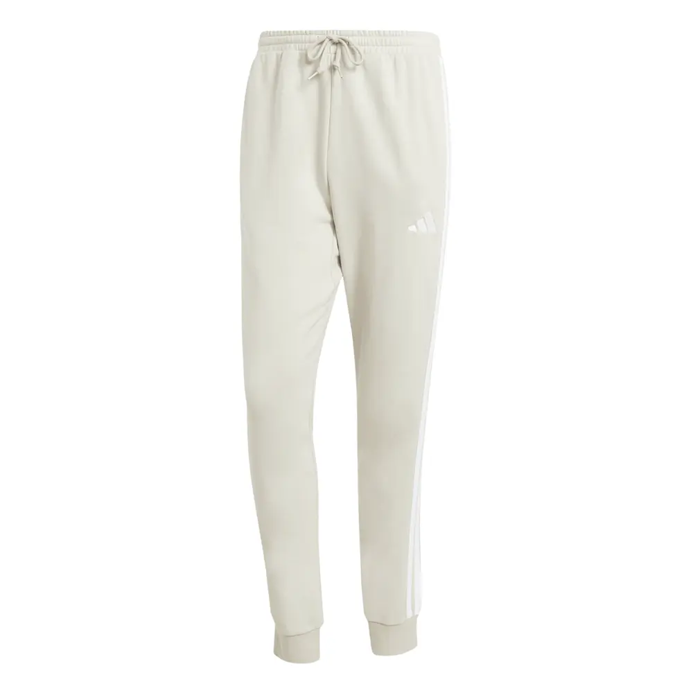 adidas Mens Essential 3-Stripes French Terry Joggers Casual - Beige