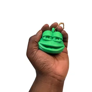 Pepe the Frog Christmas Tree Ornament | Meme-Inspired Holiday Décor | Funny & Unique Meme Ornament