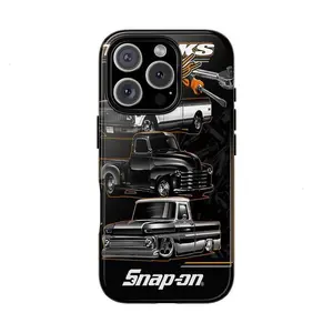 Snap-on Rugged Phone Case - Trucks and Tools Theme, Automotive Gift, Father's Day Present, Durable Protection, Car Lover AccessoriesSuitable for iPhone 17-11 Pro Max/Plus and  Samsung Galaxy S23-25