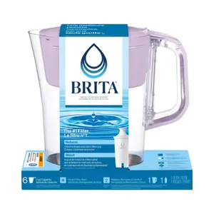 Brita 6-Cup Misty Lilac Pitcher with Original Filter