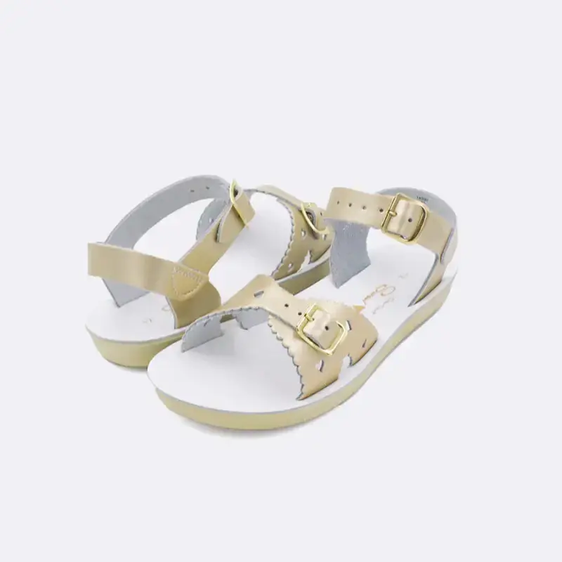 Salt Water Sweetheart Gold Sandal