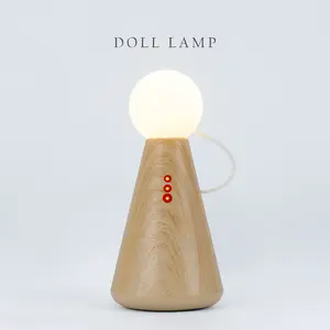 Creative Magnetic Switch LED Night Light Magic Interactive Bedside Lamp Aesthetic Room Decor Portable Cordless Desk Light Unique Gift for Kids Teens Modern Minimalist Ambient Lighting