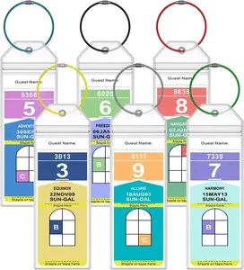 Essential Luggage Tags for Cruises, 2024outdoor Transparent Luggage Tags, Cruise & Travel Identification Badges (Without Cards), Back to School