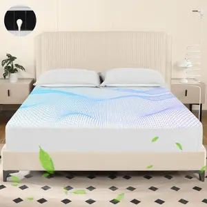 ONEAMG Grounding Sheets 10% Pure Silver Fiber + 90% Organic Cotton,Bed Grounding Kit,Comfortable sleep,Bedding sheets,Bedsheet for All Seasons