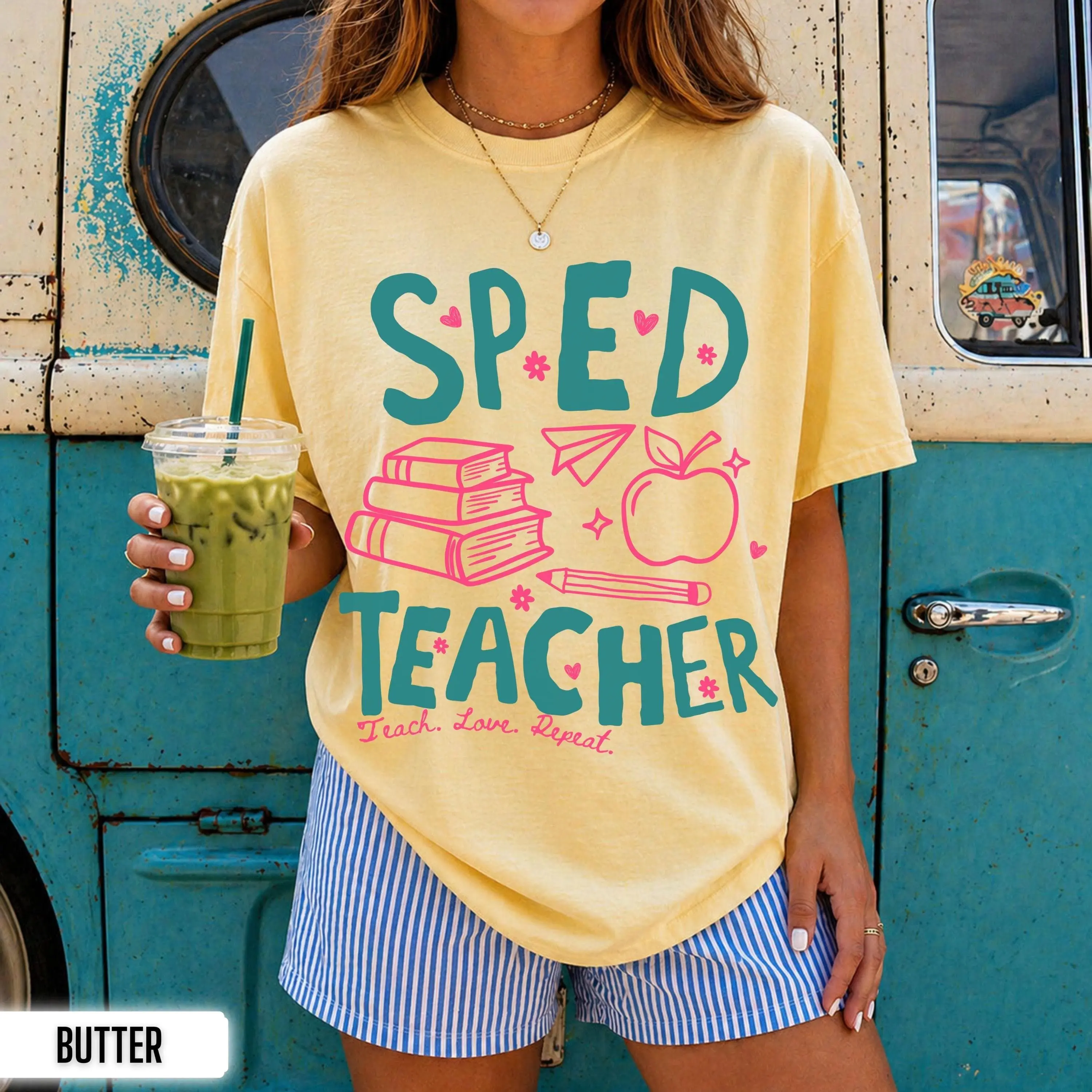 SPED Teacher Shirt Comfort Colors Special Education Tee SPED School Teacher Tshirt Back To School Tee Matching School Staff Shirt Special Ed