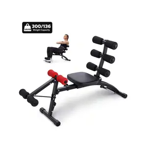 Multi-Functional Adjustable Ab Trainer, Sit-Up Machine for Abdominal Workouts, Full-Body Exercise Chair for Home Gym Fitness,ab coaster machine form