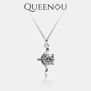【891 #2】Unique Zodiac Significance Synthetic Moissanite Necklace - Personalized Birthstone & Zodiac Sign Jewelry, Luxury Gift for Women, Anniversary/Birthday Gift #2