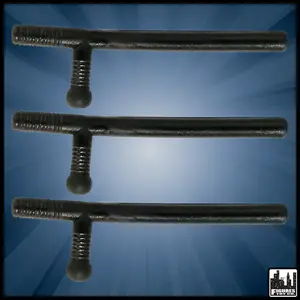 Set of 3 Police Batons for WWE & AEW Wrestling Action Figures