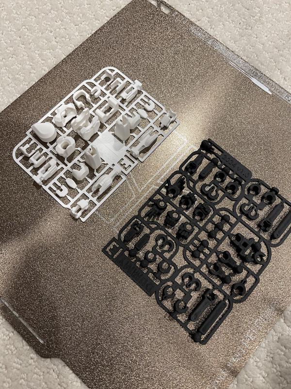 3D Printed Dummy 13 Action Figure with Moveable Joints White and Black Collectible Toy 5 Inch Tall Eco-Friendly PLA Material