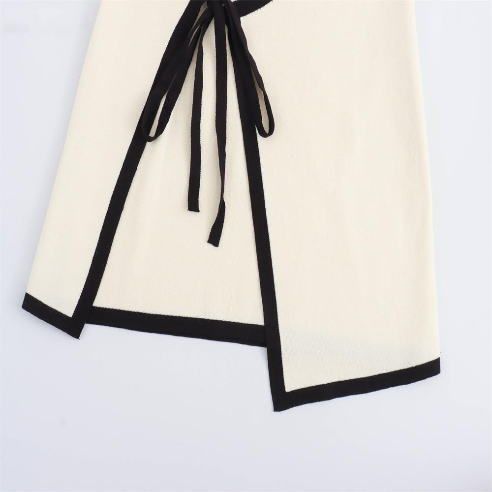 Fashionable Slim-fit Knitted Sleeveless Tube Dress