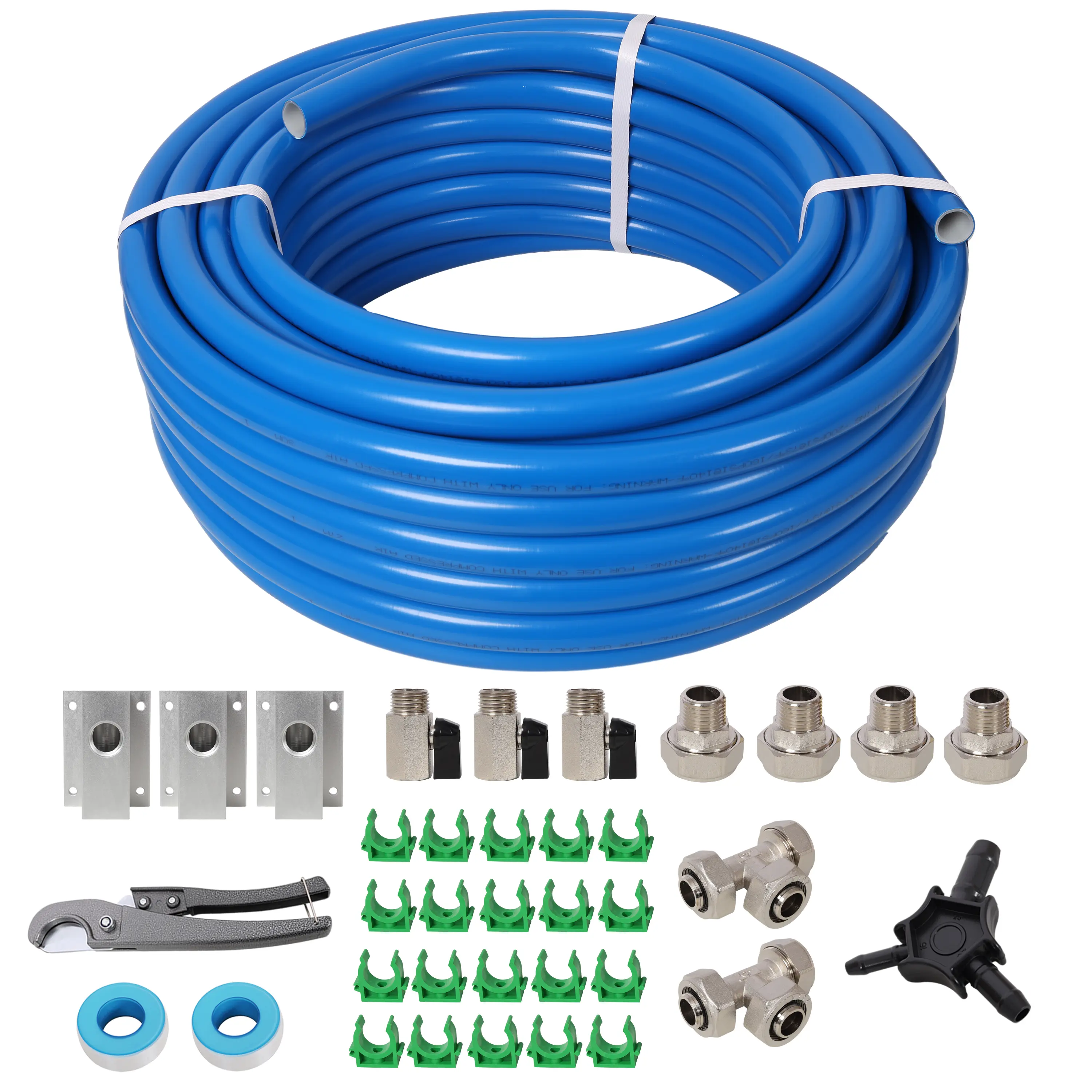 Air Compressor Piping High Quality PEX-AL-PEX Tubing Air Hose Kit with Connectors and Tools for Efficient Operation