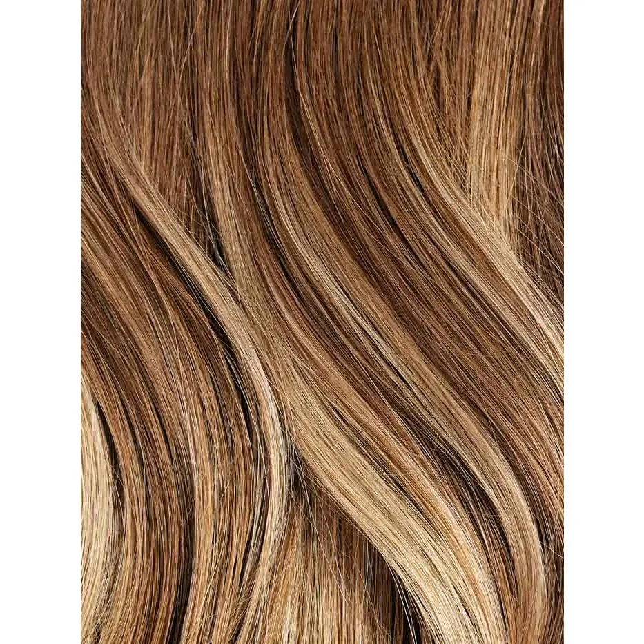 16” Chestnut Brown Balayage Scalp Hair Fill-Ins & Thinning Hair Fill-Ins Bundle (120g)