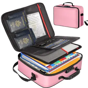 Fireproof Document Bag with Lock (17 x 11.8 x 5 inch) electronic safe