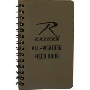 Coyote Brown - All-Weather Waterproof Notebook (3" X 5")