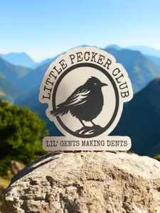 Little Pecker Club Funny Sticker, Hard Hat Sticker, Blue Collars Stickers