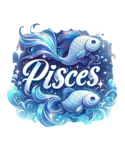 Pisces DTF transfer for t-shirts