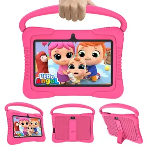 Kids Tablets7 inch Toddler Tablet for Kids Edition Tablets with WiFi Dual Camera Children’s Tablets for Toddlers 32GB Android with Parental Controls Shockproof Case Tablet for kids pritom Quad Core Educational wifi android tablet rom tablet