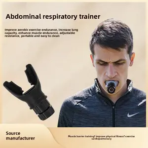 Convenient abdominal breathing trainer to enhance lung capacity exercise lung function running swimming fitness trainer