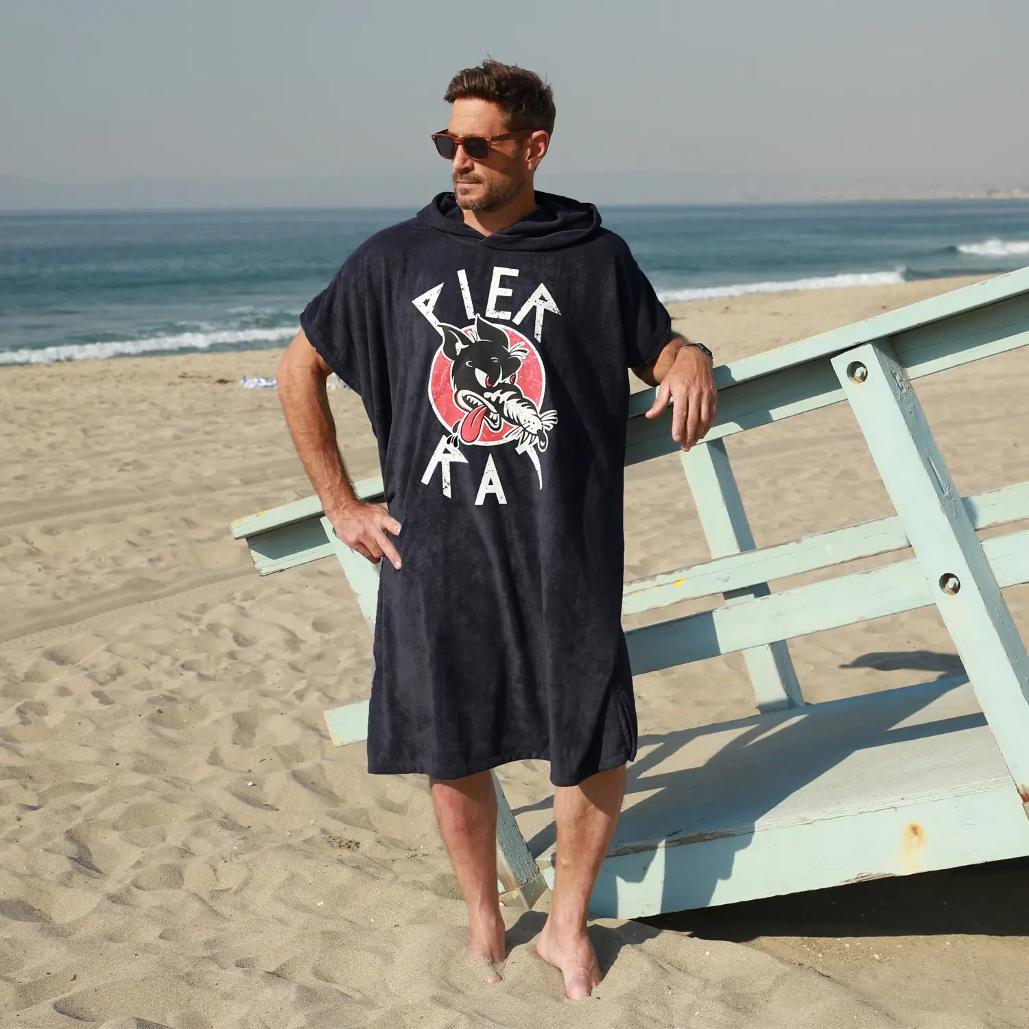 Surf Poncho Towel,Microfiber Water Absorbent Wetsuit Changing Robe After Surfing Swimming