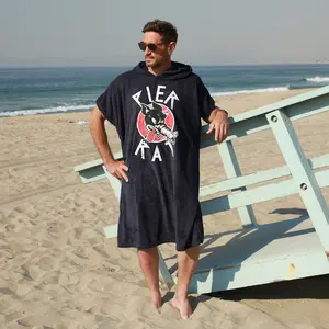 Surf Poncho Towel,Microfiber Water Absorbent Wetsuit Changing Robe After Surfing Swimming