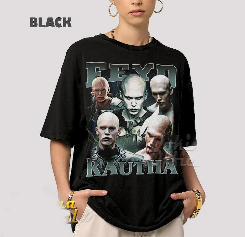 Dune Graphic T-Shirt, Funny Austin Butler Vote Feyd-Rautha Emperor of Dune Shirt Memorabilia, Retro Paul Atreides, Dune Movie Merch T-Shirt Unisex Long sleeve Hoodie Sweatshirt Streetwear Casual Music Comfortable Long sleeve Cotton Menswear Soft Top