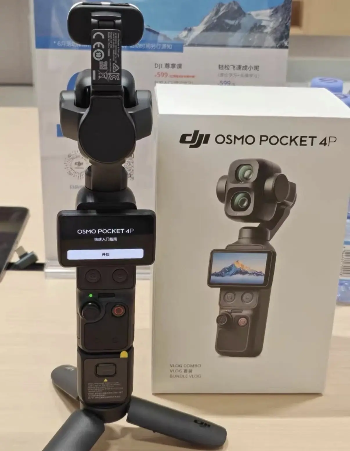 Original DJI Osmo Pocket Four Pro(4P) Creator Combo Handheld Stabilizer