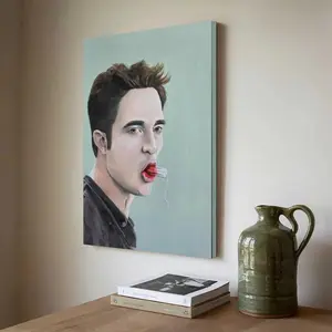 Funny Vampire Bathroom Wall Art – Twilight Inspired Meme Poster for Bathroom, Bedroom, Dorm & Trendy Home Decor