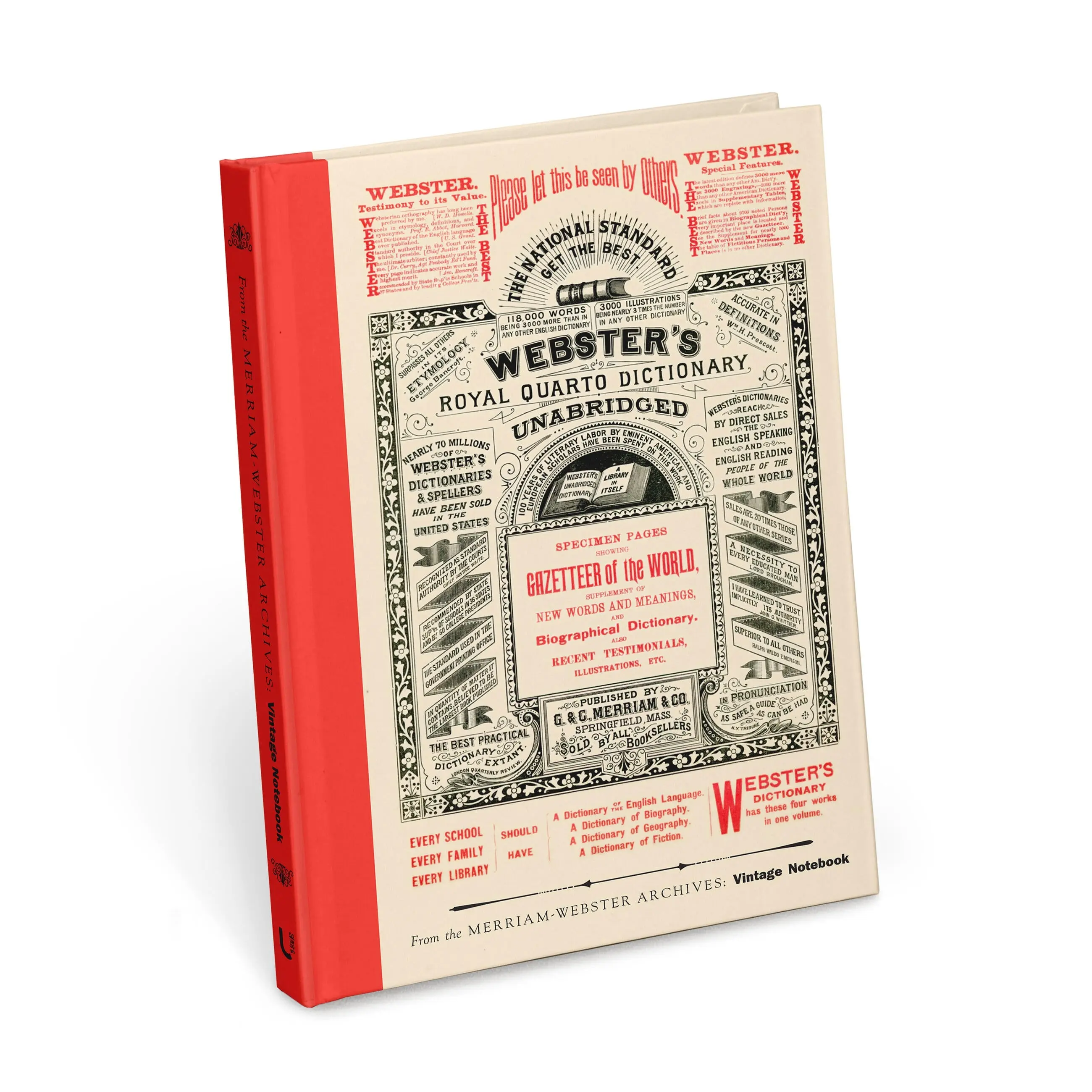 From the Merriam-Webster Archives: Vintage Notebook by Merriam-Webster [Hardcover Book]