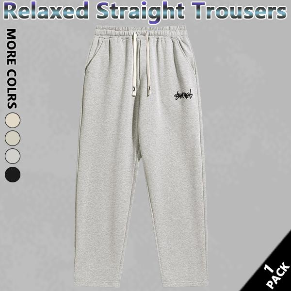 Men's regular fit solid color drawstring waist sweatpants with casual pocket design for autumn and winter, suitable for daily wear, yoga training, holiday outfits, a must-have item in men's clothing.