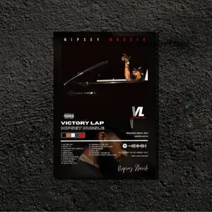 Nipsey Hussle - Victory Lap - Album Poster - Album Art Poster minimalist - Wall Art - Poster - Music Design