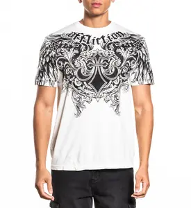AFFLICTION Men's Casual T-shirt - Step Of Honor Menswear Top