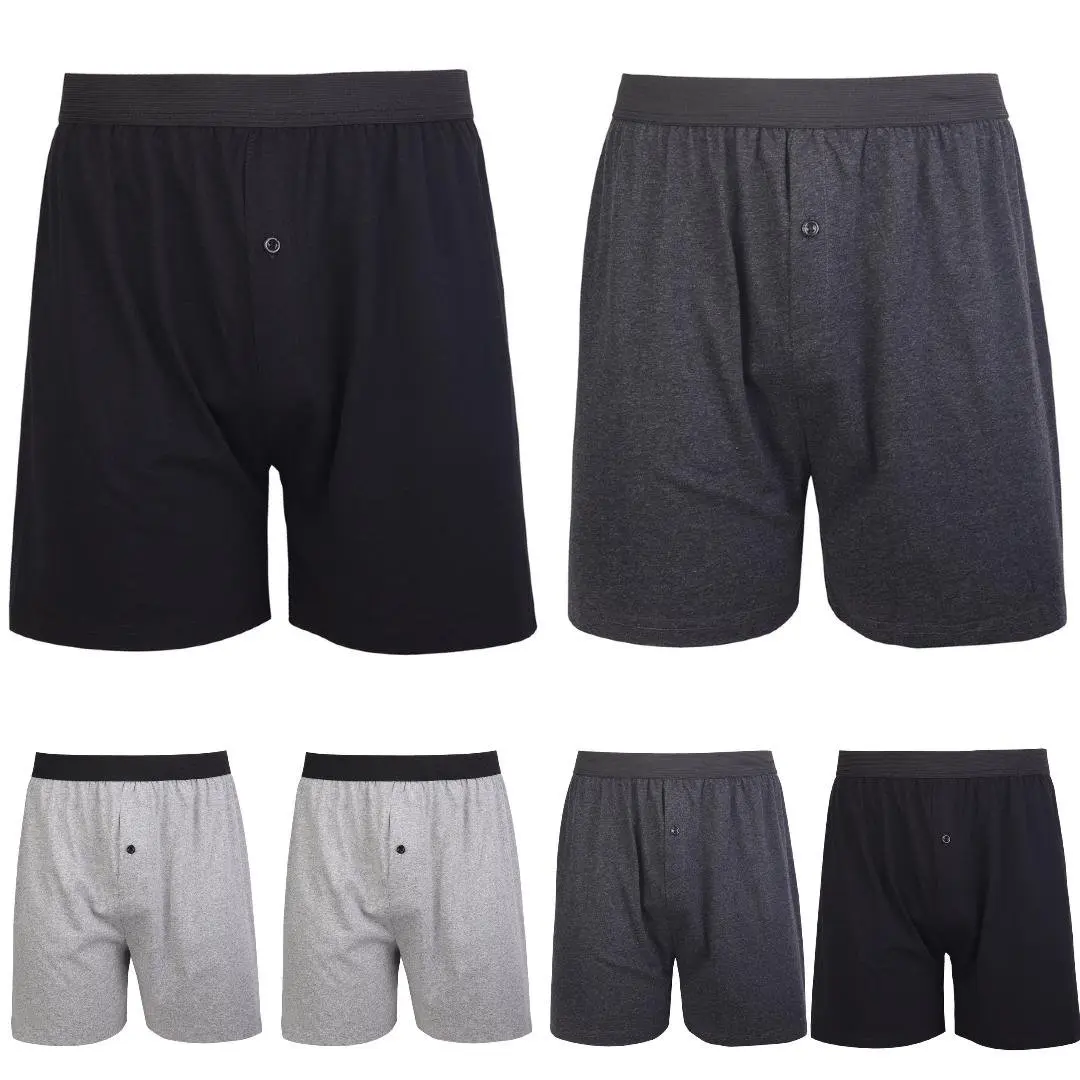 MENS 6 PICES TALL & BIG USA EXCELLENT DESIGN COTTON KNIT BOXERS UNDER WEAR Menswear Set