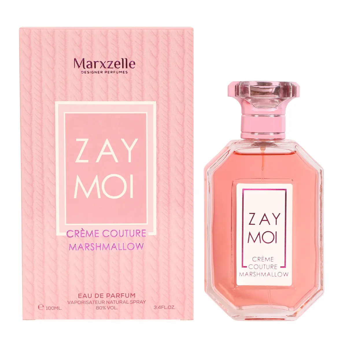Marxzelle Designer Perfumes of Zay Moi Crème Couture Marshmallow Perfume for Women Eau de Parfum 100ml Fragrance Marxzelle Designer Perfumes of Zay Moi Crème Couture Marshmallow Perfume for Women Eau de Parfum 100ml Fragrance