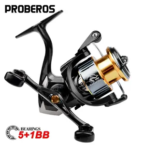 PROBEROS Double Handle Spinning Reel, 5.7:1 Gear Ratio Interchangeable Left/Right Hand Fishing Reel  TF Series