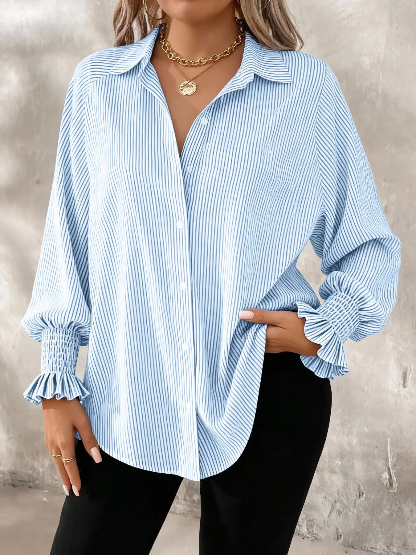 holiday dress shirt women Holiday Tease White Frill Dress main image 1
