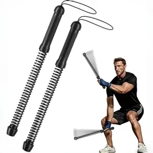 2PCS Wireless Battle Rope Workout Set, Home Gym Arm Shoulder Core Strength Training Equipment, Low Impact Cardio and Muscle Building Exercise Gear for Daily Fat Burn Endurance and Full Body Workouts