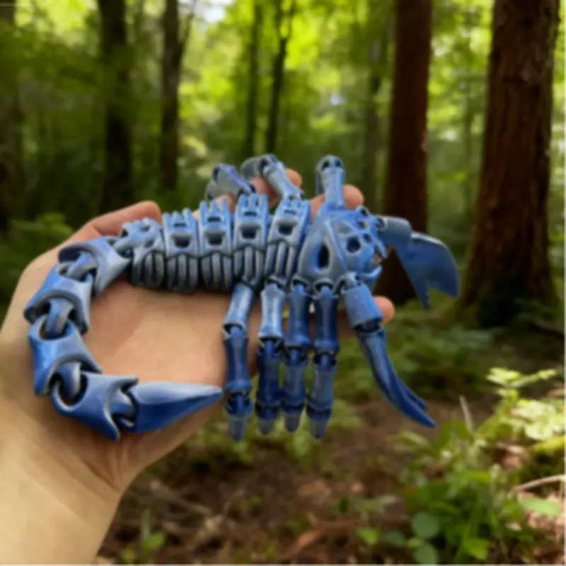 3D printed mythological creature model of the Desert Scorpion King - lifelike with sharp claws and stingers, stress-relieving toy, Articulating animal figurines, Animal Collectibles, Figurines For Collectors, home collection gift, exquisite craftsmanship