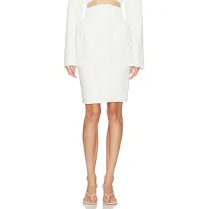 Camila Coelho Selma Midi Skirt in Ivory