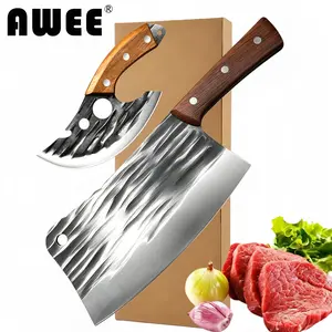 Heavy Duty Chinese Chef Knife Set | Best Holiday Gift For Men, Dad & Cooking Enthusiasts
