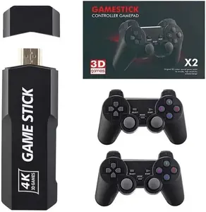 【New Upgrade】 2025 New Gaming Console with multisystem Retro 90s Classics & Popular 3D Games in 4K resolution ,wireless Controllers, Perfect for Family and Party Fun, HDMI for TV & PC playstation